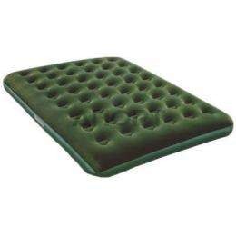 Beflocktes Luftbett/Queen-Size grün, 67555