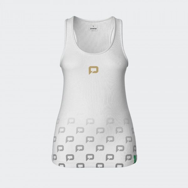 Pallap Women`s Competition Top white/mat gold