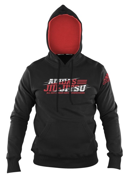 adidas Hoody Jiu-Jitsu black/red, adiCSH03
