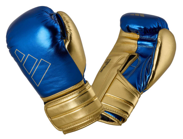 adidas Boxhandschuhe Hybrid 500 - adiH500MV - royal/gold