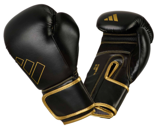 adidas Boxhandschuhe Hybrid 80, black/gold, ADIH80