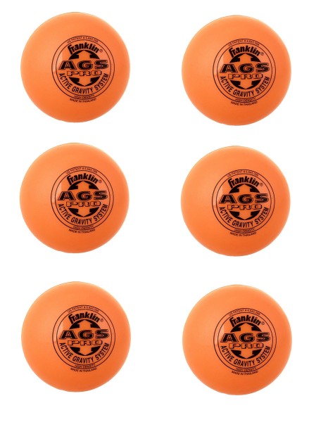 6er Set AGS Ball Franklin orange