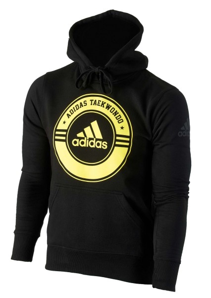 adidas Community line Hoody Taekwondo &quot;Circle&quot; black/yellow, adiCSH05T