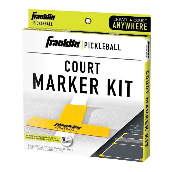 Franklin Pickleball Court Marker Gelb