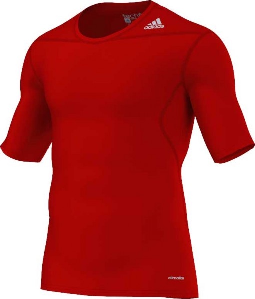 adidas Techfit Base Shortsleeve university-red (D82089)