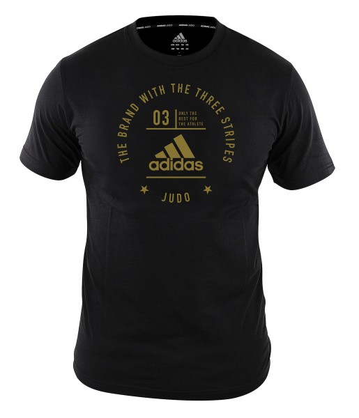 adidas Community T-Shirt Judo &quot;Pro&quot; black/gold, adiCL01J