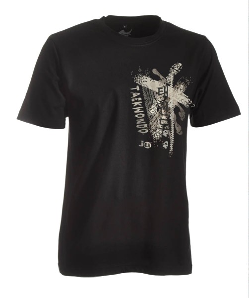 Taekwondo-Shirt Trace schwarz