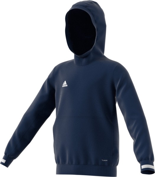 adidas T19 Hoodie Kids blau/weiß, DY8821