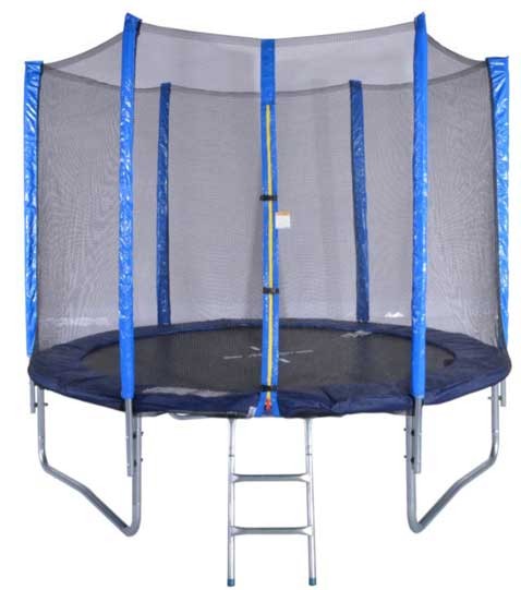 Trampolin - Economy + Netz + Leiter ( 250 cm) 8,2", 986
