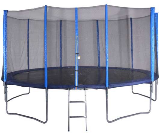 Trampolin - Economy + Netz + Leiter ( 460 cm) 15", 987
