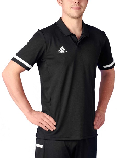 adidas T19 Polo Shirt Männer schwarz/weiß, DW6888