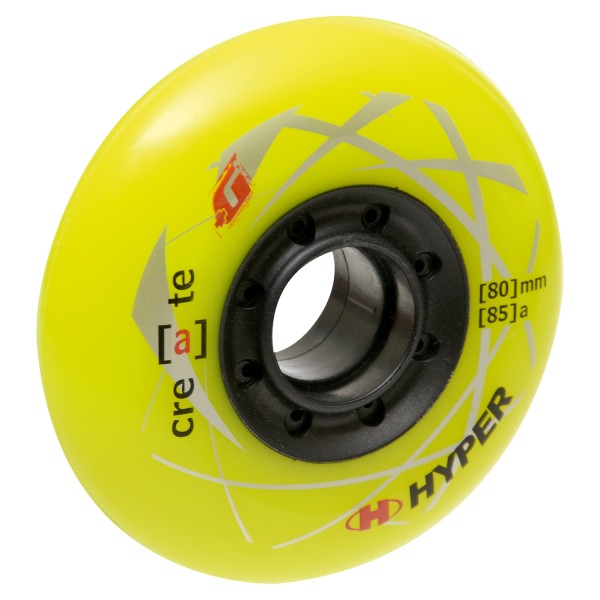 4 Stück HYPER Inline Rolle Cre(a)te +G, grün, 80 mm/85A
