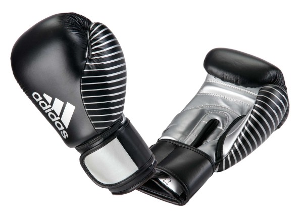adidas Kickboxing Wettkampfhandschuh black/silver, adiKBWKF200
