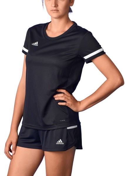 adidas T19 Shortsleeve Jersey Damen schwarz/weiß, DW6886