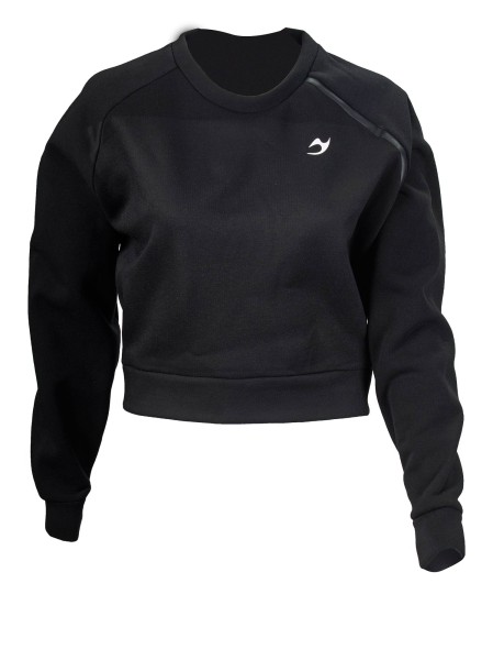 Ju-Sports Gym-Line Cropped Sweater black