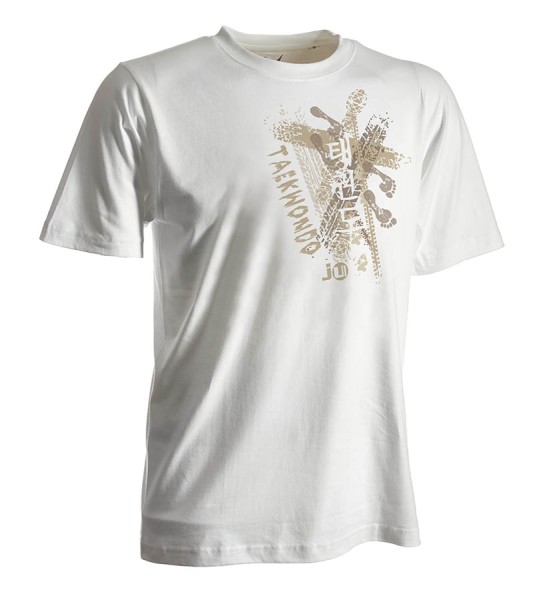 Taekwondo-Shirt Trace weiß