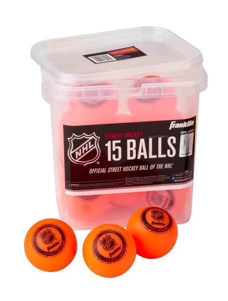 Franklin Streethockeyball High Density orange, 15er Eimer