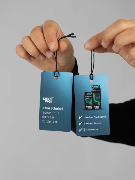 5x SmellWell POS Hang Tag