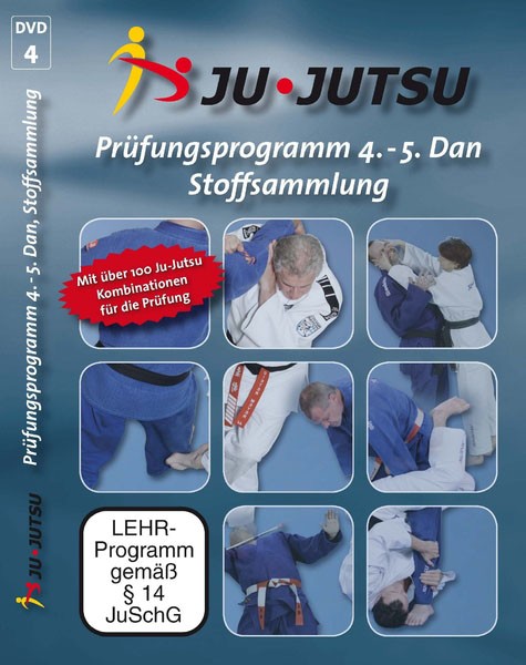 Prüfungsprogramm 4.-5. Dan, Stoffsammlung Ju-Jutsu vom DJJV DVD 4