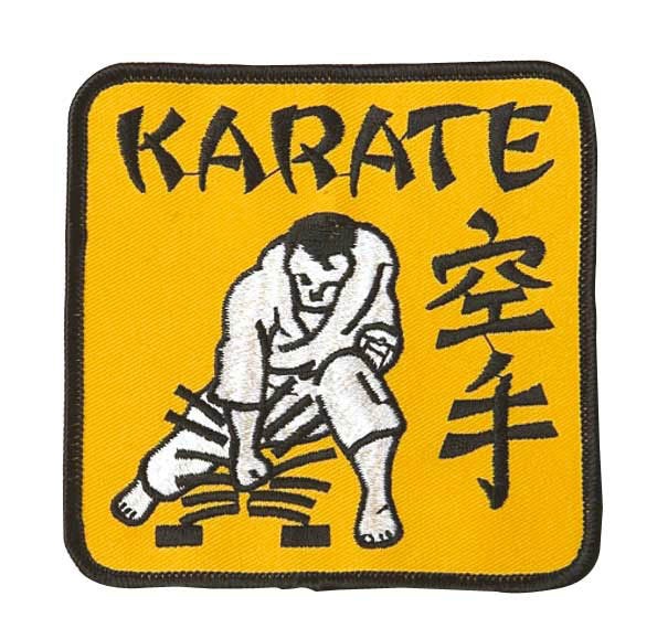 Patch Karate in gelb