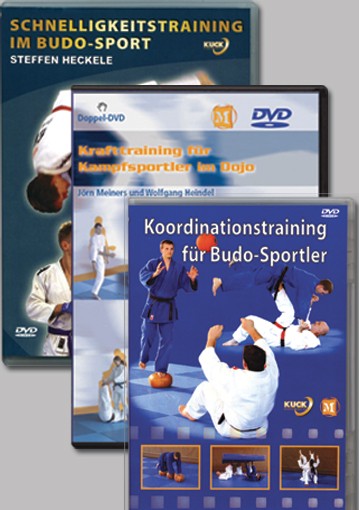 3er DVD Set: Krafttraining, Koordination, Schnelligkeitstraining für Budosportler