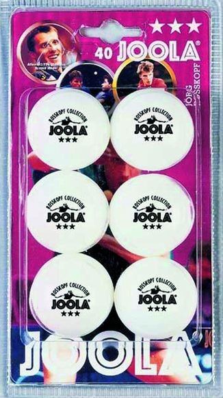 Tischtennis Bälle 6er Pack "Joola Rossi weiß", 44320
