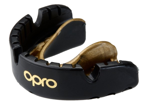OPRO Zahnschutz Gold Braces Senior black/pearl