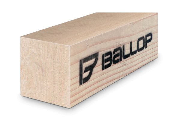 BALLOP Präsentations-Holzblock 25 cm x 9 cm x 9 cm