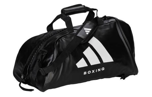 adidas 2in1 Bag Boxing black/white PU, adiACC051B