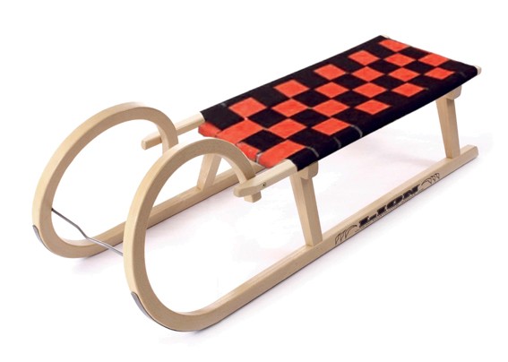 Hörner-Schlitten 71 cm Sitzlänge
