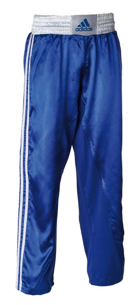 adidas Kickbox-Hose blau/weiß, adiKBUN110T