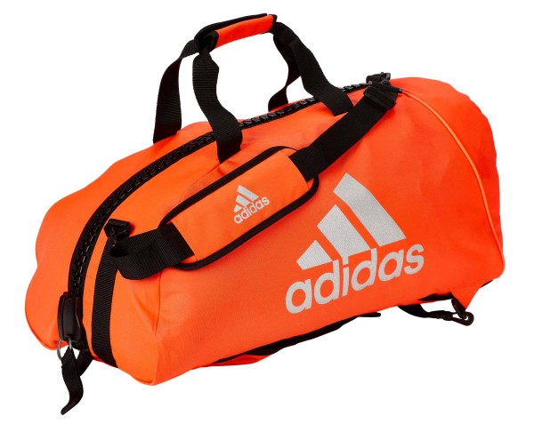 adidas 2in1 Bag &quot;martial arts&quot; red/silver Nylon, adiACC052