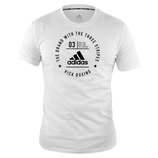 adidas Community Line T-Shirt Kickboxing white/black, adiCL01KB
